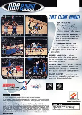 ESPN NBA 2Night 2002 (USA) box cover back